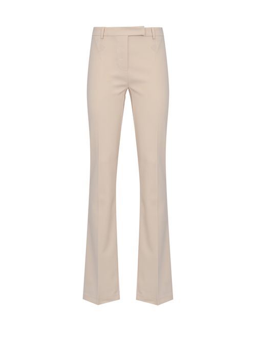 Pantaloni slim in crêpe stretch Warm Ivory Patrizia Pepe | 8P0781 A6F5W409